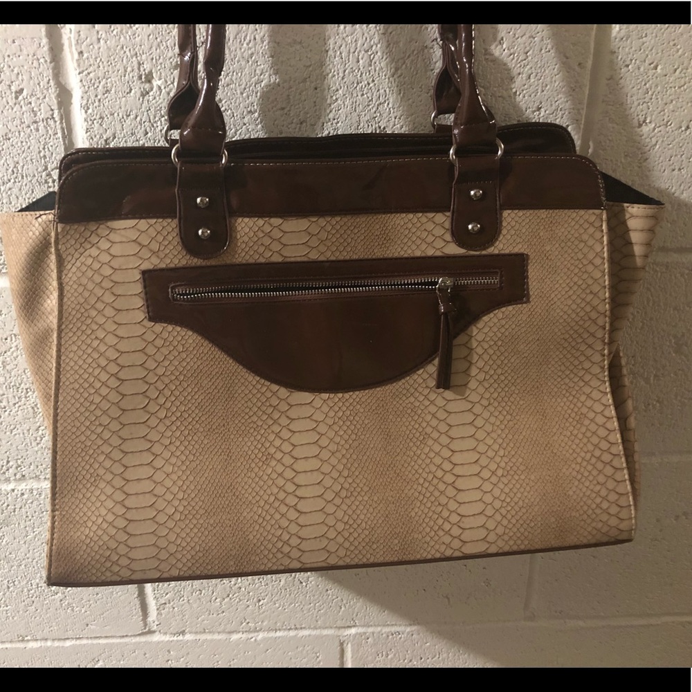 Large Snakeskin Laptop bag